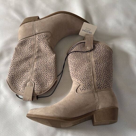 Western Boots Womens 6.5 Memory Foam Taupe Arizona - Picture 1 of 4
